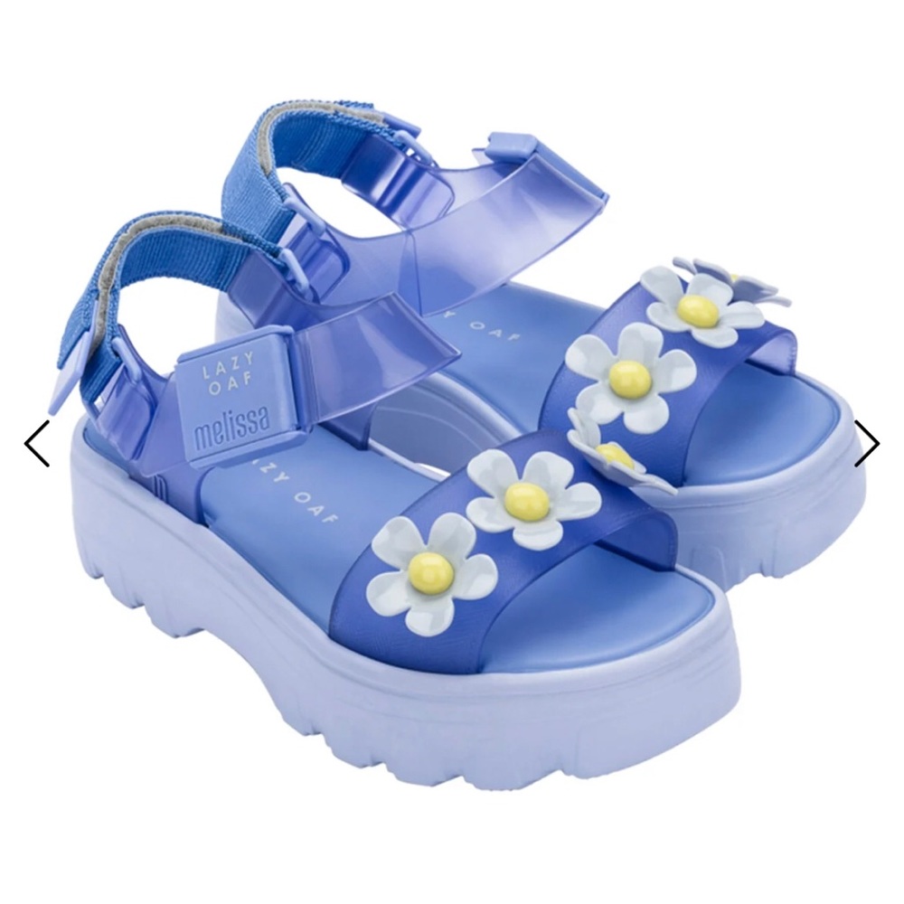 Lazy Oaf x Melissa Kick Off Cloud Bloom Jelly Platform Sandals